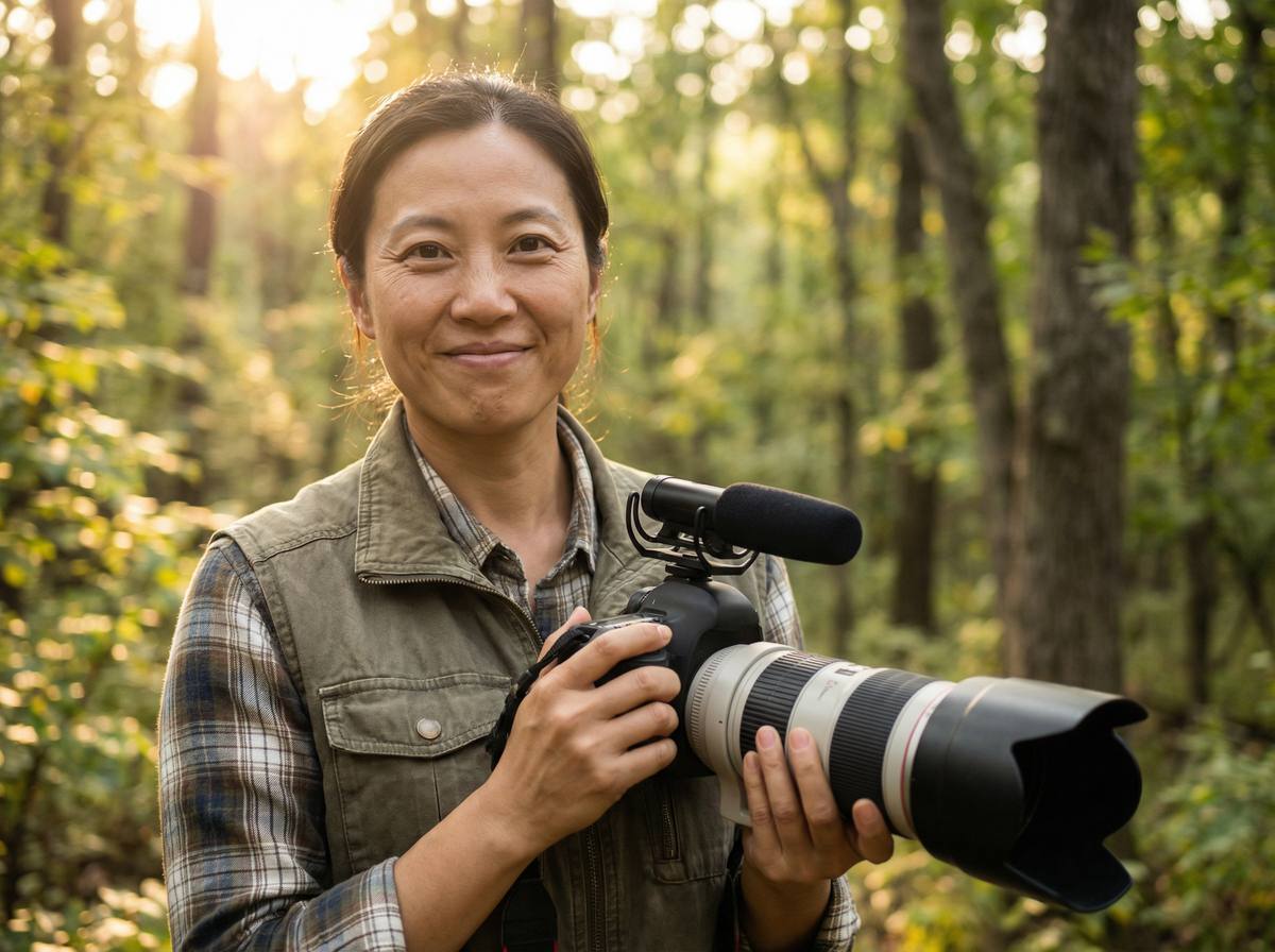 福利导航首席摄影师张晓雯 - 野生动物微距摄影专家